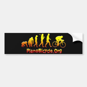 Plano Firestarter 3D Cycling Logo Bumper Sticker