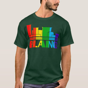 Plano Pride  Plano LGBT Gift LGBTQ Supporter Tee P