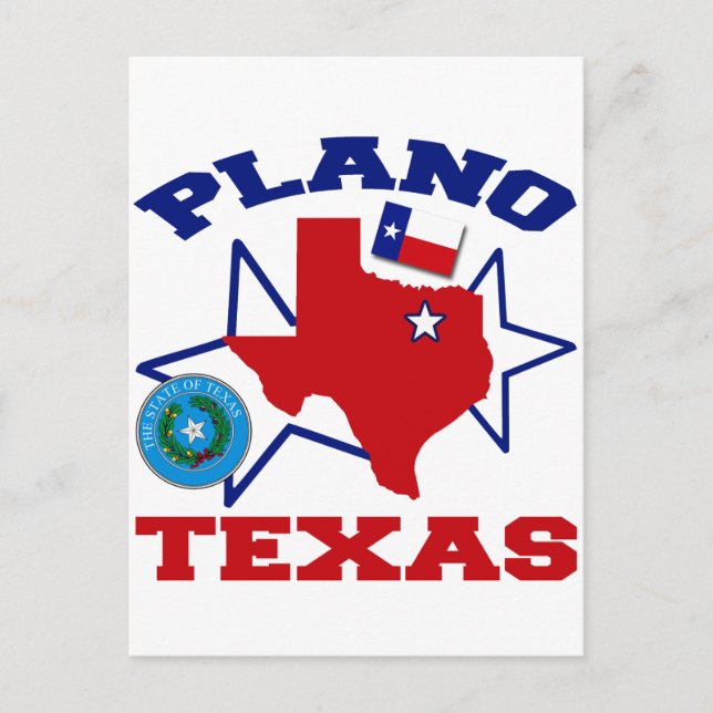 Plano, Texas Postcard (Front)