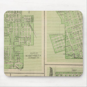 Plans of Maquoketa, Bellevue, Princeton Mouse Pad