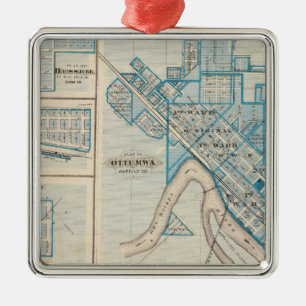 Plans of Ottumwa, Russell, Scranton Metal Tree Decoration