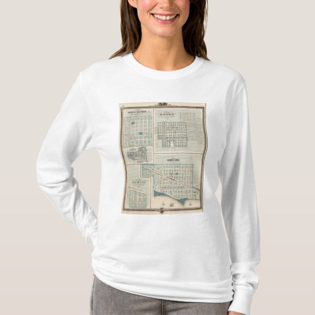 Plans of Sioux Rapids, Onawa, Storm Lake, Newell T-Shirt (Front)
