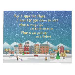 Plans to give you hope and a Future-Jeremiah 29-11 Notepad