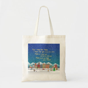Plans to give you hope and a Future.Jeremiah 29-11 Tote Bag