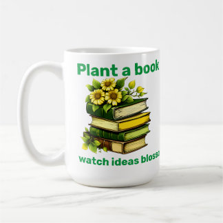 Plant a Book Coffee Mug