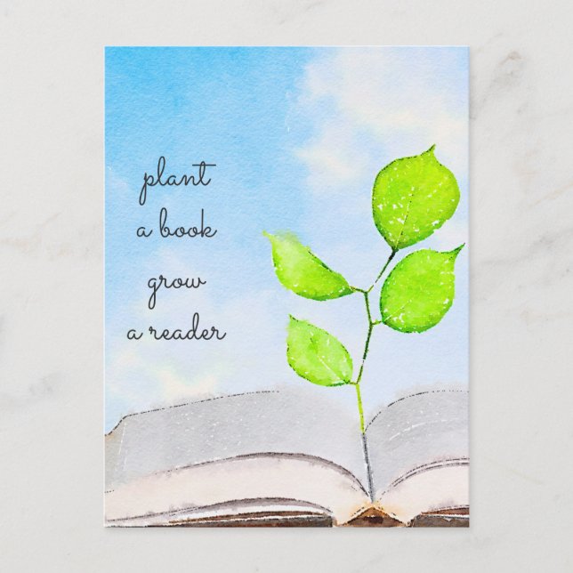 Plant a Book Postcard (Front)