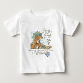 Plant a Tree Earth Day Fox Gear Baby T-Shirt