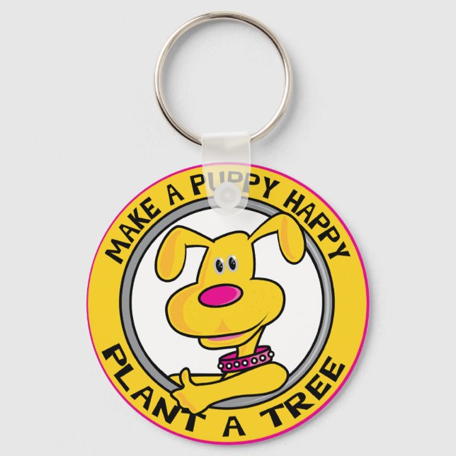 Plant A Tree Key Ring (Front)