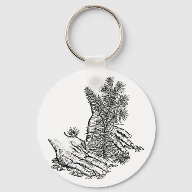 Plant A Tree Key Ring (Front)