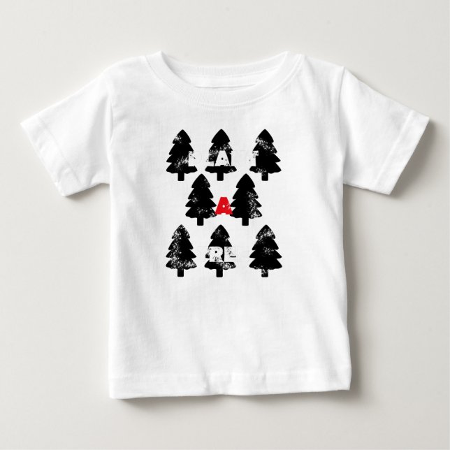 Plant A tree Pattern Baby T-Shirt (Front)