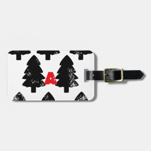 Plant A tree Pattern Luggage Tag