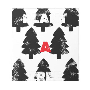 Plant A tree Pattern Notepad