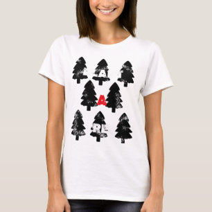 Plant A tree Pattern T-Shirt