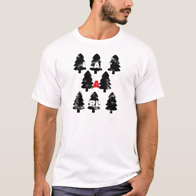 Plant A tree Pattern T-Shirt (Front)