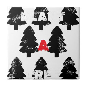 Plant A tree Pattern Tile