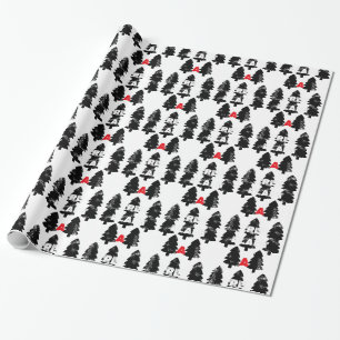 Plant A tree Pattern Wrapping Paper