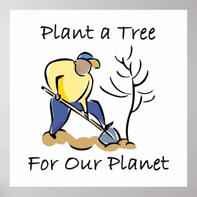 Plant a tree poster (Front)