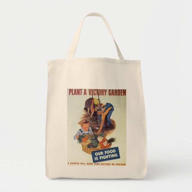 Plant a Victory Garden Tote Bag (Front)