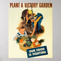 Plant a Victory Garden - Vintage WW2