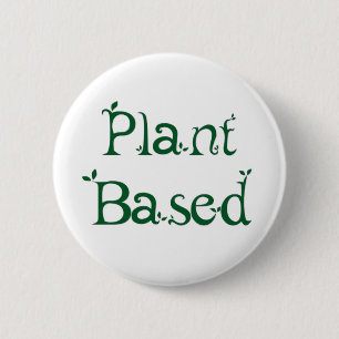 Plant Based 6 Cm Round Badge
