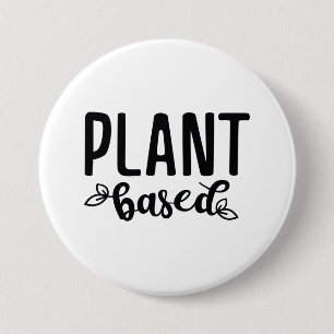 Plant Based 7.5 Cm Round Badge