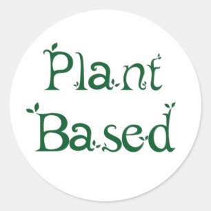 Plant Based Classic Round Sticker