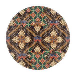 Plant-Based Indonesian Batik: Distinctive Patterns Cutting Board
