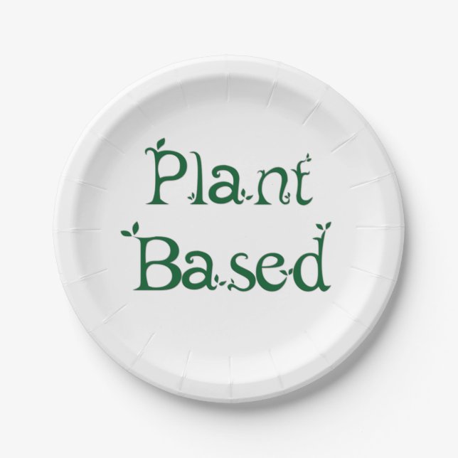 Plant Based Paper Plate (Front)