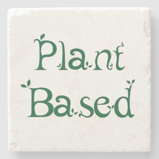 Plant Based Stone Coaster (Front)
