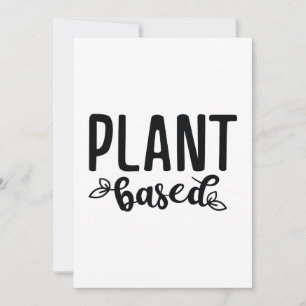 Plant Based Thank You Card