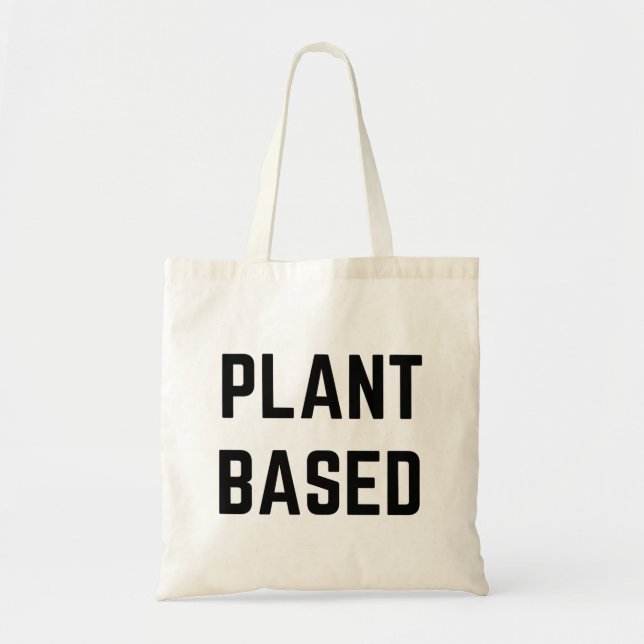 Plant Based Vegan Tote Bag (Front)