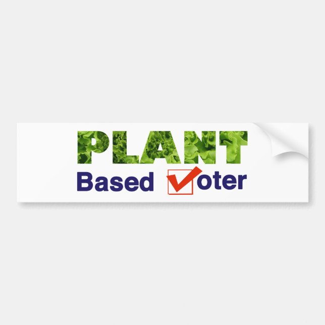 Plant Based Voter Bumper Sticker (Front)