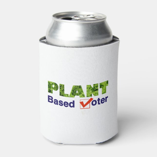 Plant Based Voter Can Cooler (Can Front)
