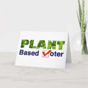 Plant Based Voter Card