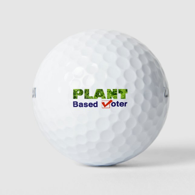 Plant Based Voter Golf Balls (Front)
