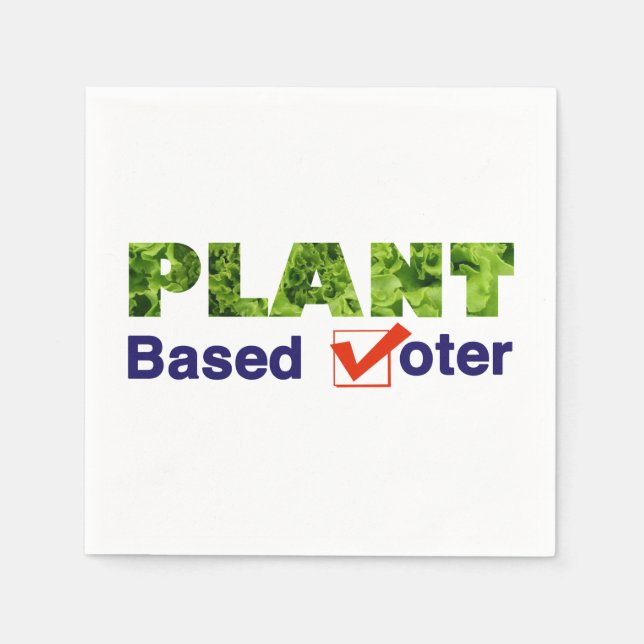 Plant Based Voter Napkin (Front)