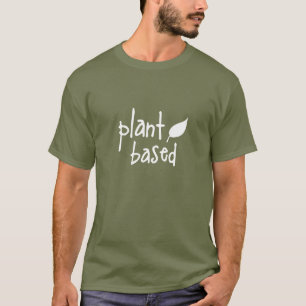 Plant Based with leaf design T-Shirt