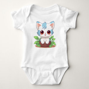 Plant Cat Baby Bodysuit