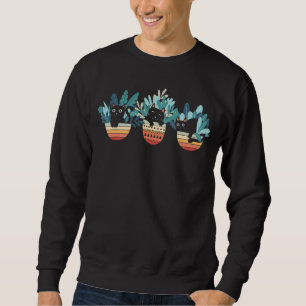 Plant Crazy Cat Lady Gardener Cat Mum Gardening Sweatshirt