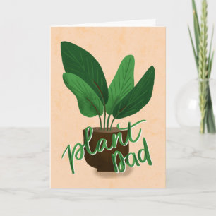 Plant Dad Fathers Day Card