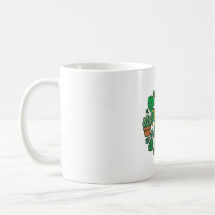 Plant Dad Funny Houseplant Typography Garden Gift Coffee Mug