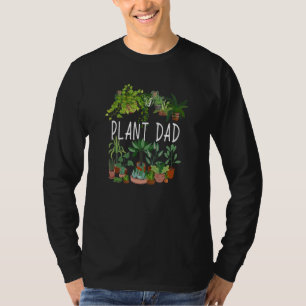 Plant Dad Gardener Harvest Succulent Gardening Gra T-Shirt