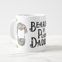 Plant Daddy and Beards Jumbo Mug