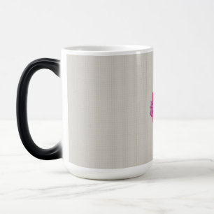 plant, flower, petal, pink, magenta, font, pattern magic mug