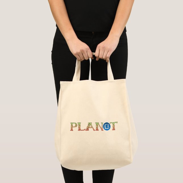 Plant for Our Planet Tote Bag (Front (Product))