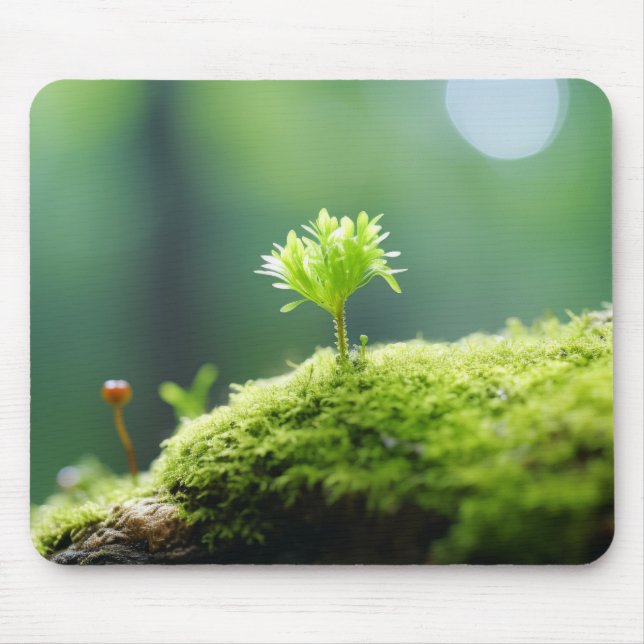 Plant Forest Nature Serene Tranquil  Mouse Pad (Front)