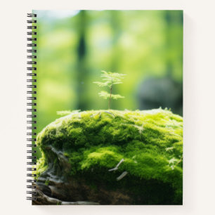 Plant Forest Nature Serene Tranquil Notebook
