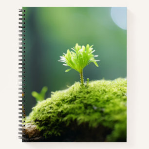 Plant Forest Nature Serene Tranquil Notebook