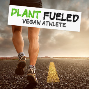 Plant Fueled, Vegan Athlete, Car Decal