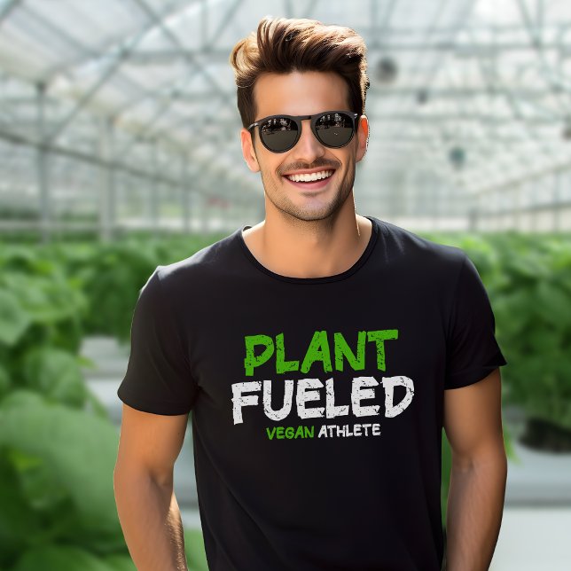 Plant Fuelled (Vegan Athlete) Green Fitness Unisex T-Shirt (Creator Uploaded)